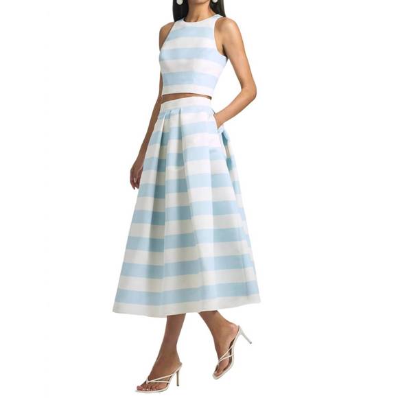 NEW SACHIN & BABI leighton skirt in sailor stripe - Picture 2 of 4